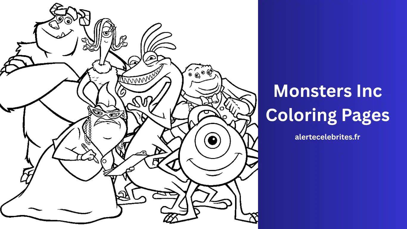 Monsters Inc Coloring Pages